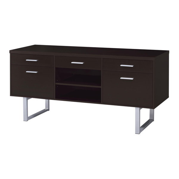 Inbox Zero Malikiya 5 Drawer Filing Credenza Wayfair